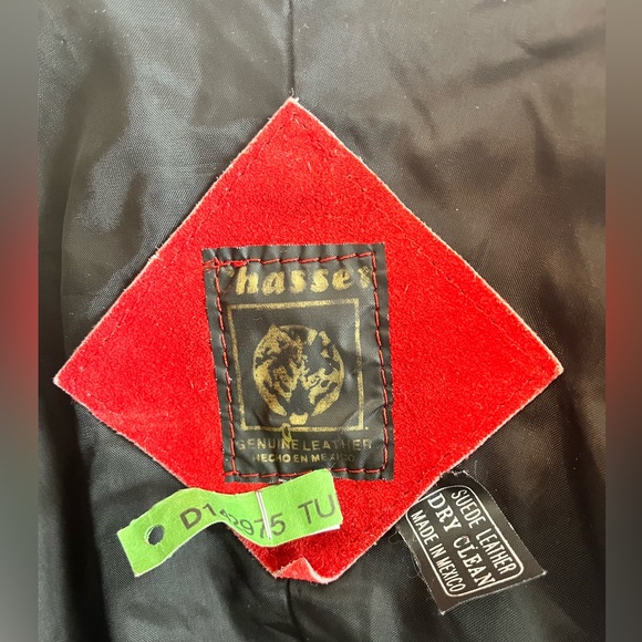 Vintage 80’s western jacket suede leather fringe embroidery - Picture 7 of 9